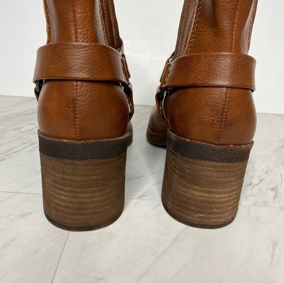 New! BOC Lowri Brown Faux Leather Stirrup Bootie 10M - Picture 4 of 14